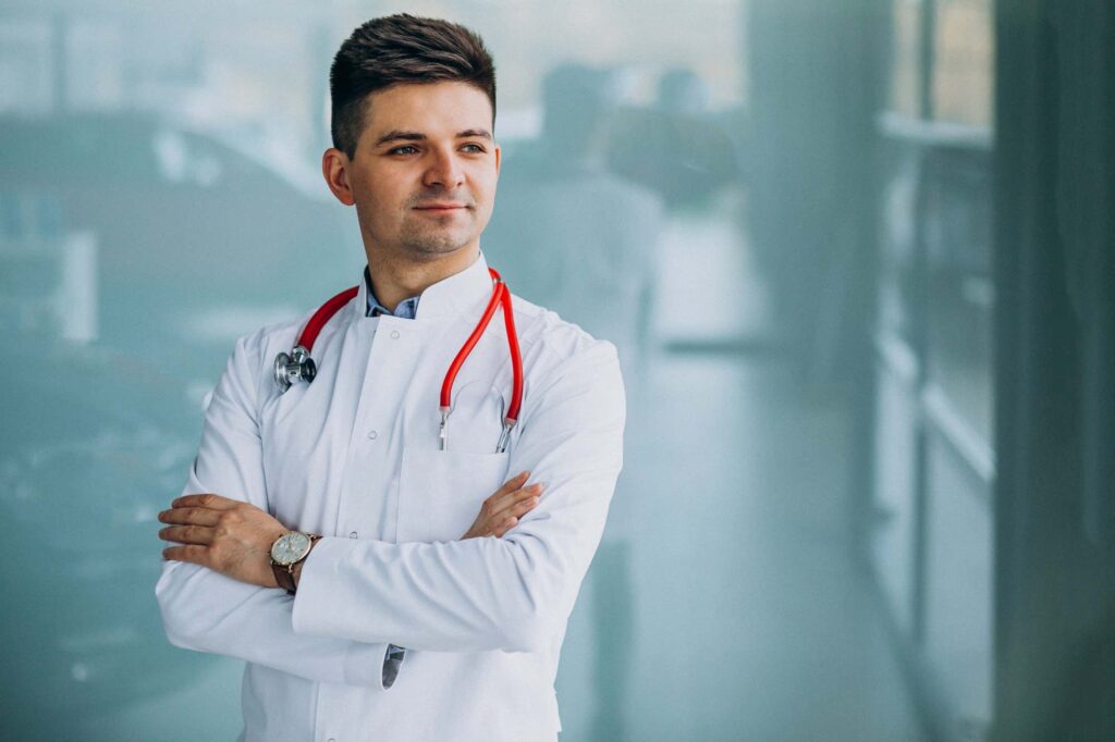Facharzt für Innere Medizin und Nephrologie auf dem Weg zur Spezialisierung.